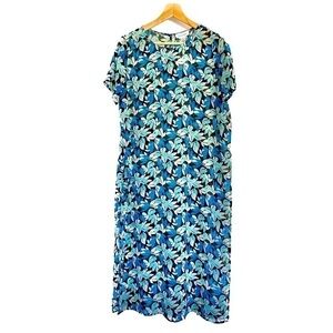 Closet Closing 🚧 🆕 CALVIN KLEIN Sheer Chiffon Midi Tunic Dress M